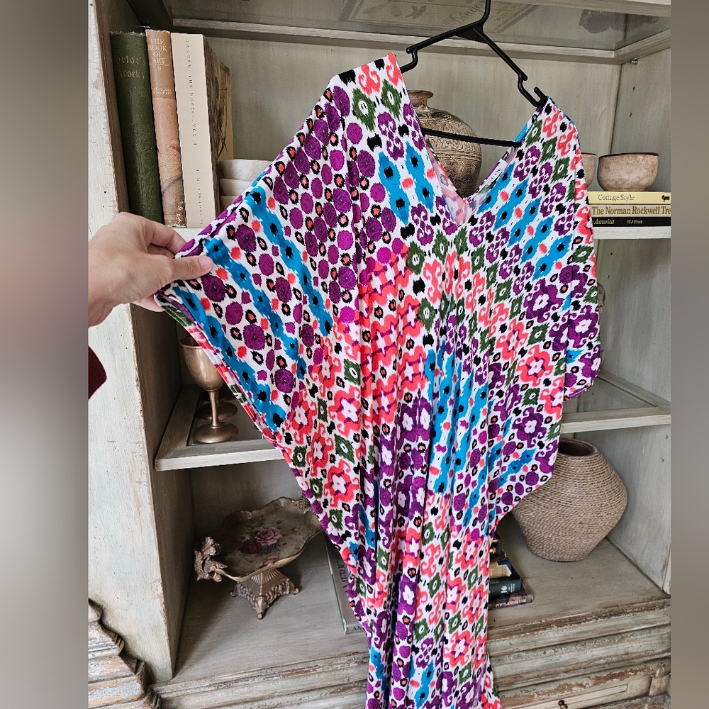 NATORI Abstract Escape Caftan - Picture 4 of 8